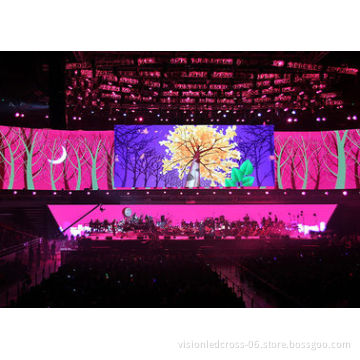 Wholesale p4 advertising screen display panel/Indoor led video wall